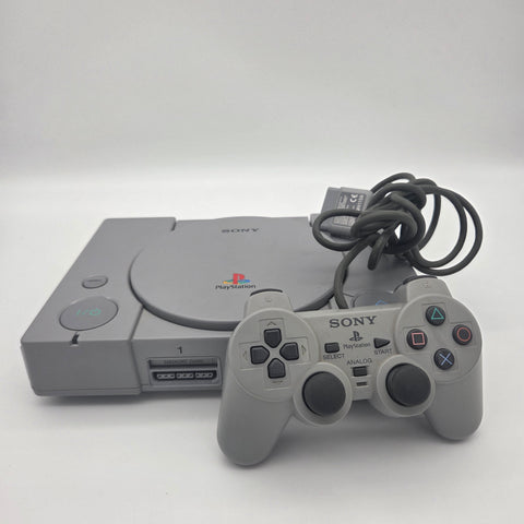 Playstation 1 konsol med Controller og kabler - (Refurbished)