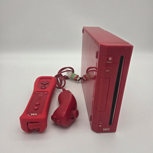 Nintendo Wii konsol - (Rød)