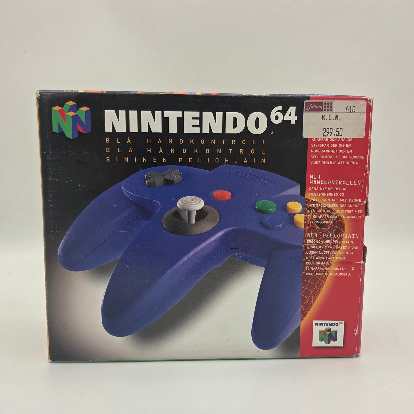 Nintendo 64 Controller - Blå (Boxed)