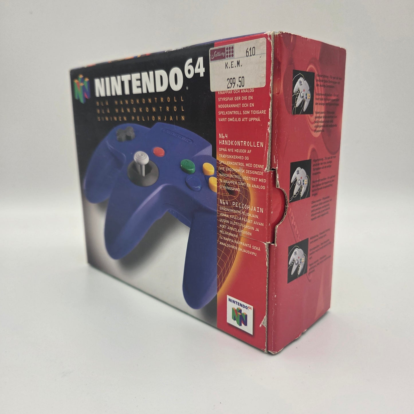 Nintendo 64 Controller - Blå (Boxed)