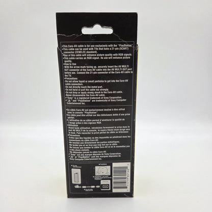 Sony Playstation Euro-AV Cable NEW (Boxed)