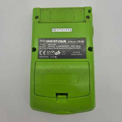 Gameboy Color Konsol (Lime Grøn)