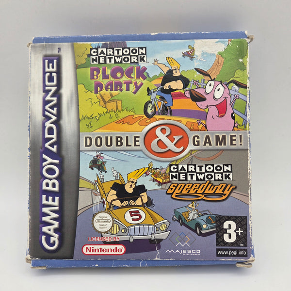 Cartoon Network Block Party og Cartoon Network Speedway i boks(Game Boy Advance)