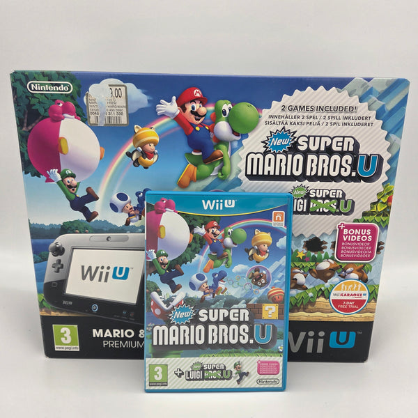 Nintendo Wii U Konsol Mario & Luigo Premium Pack (Komplet i boks)