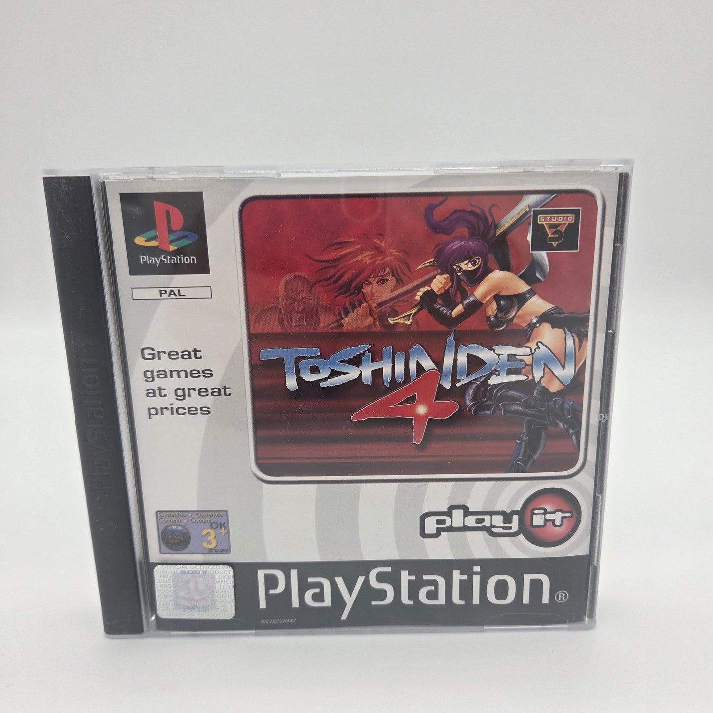 Toshinden 4 PS1 (White Label)