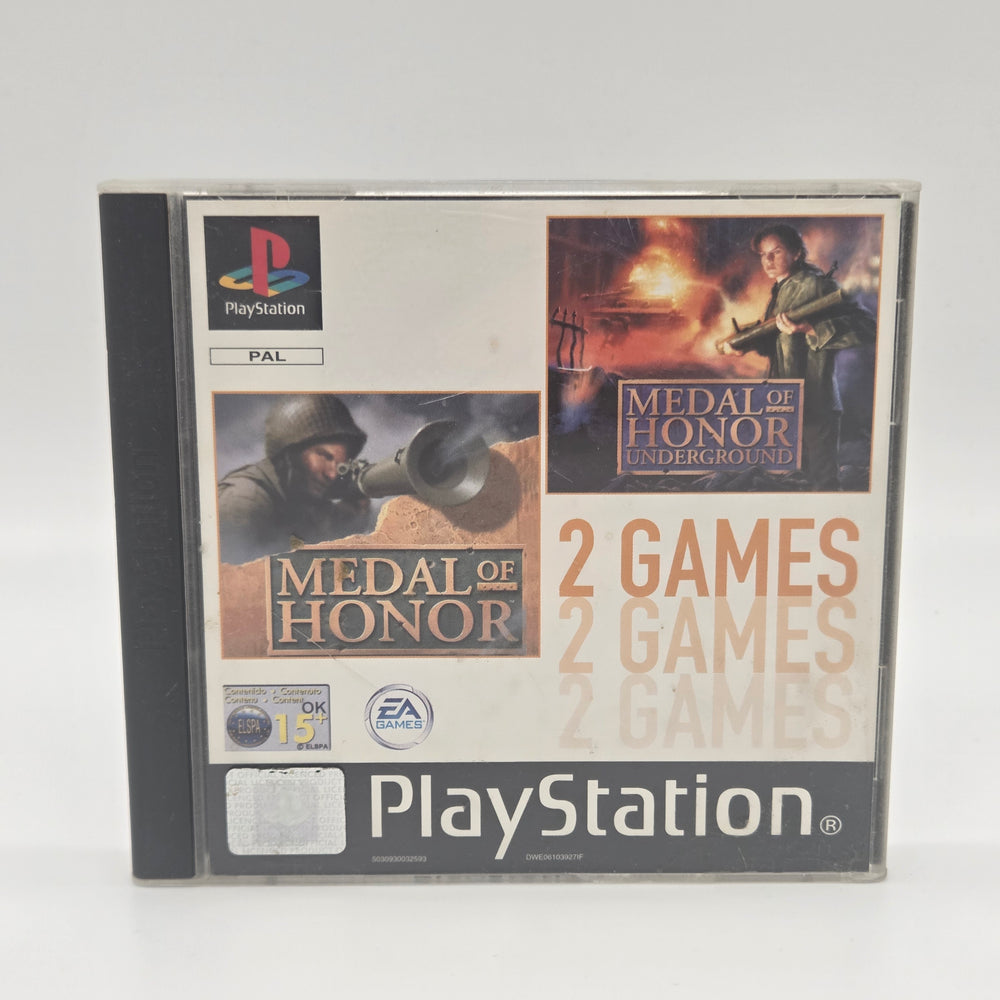2 Games: Medal of Honor / Medal of Honor Underground PS1