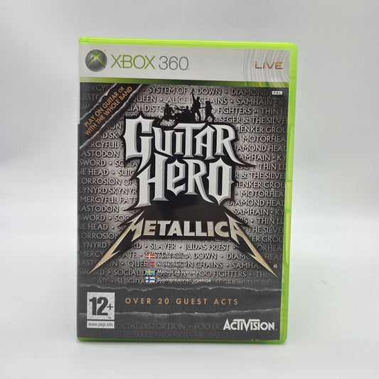 Guitar Hero Metallica Xbox 360