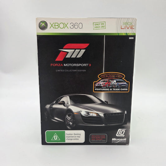 Forza Motorsport 3 Limited Collector’s Edition Xbox 360