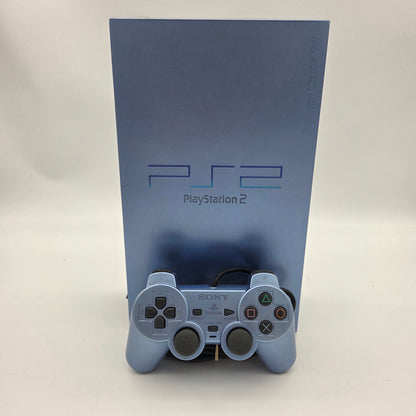 Sony PlayStation 2 Fat Aqua Blue (Refurbished)