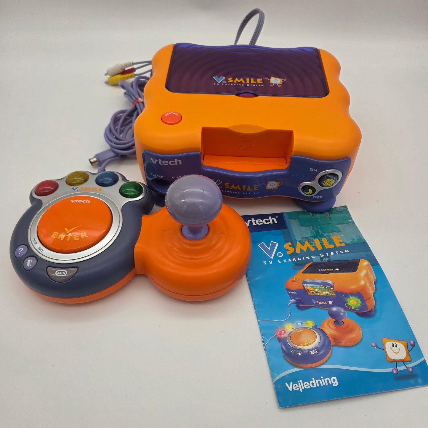 V Smile konsol inkl. 4 Spil