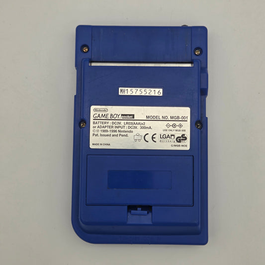 Gameboy Pocket Konsol - Blå (Refurbished)