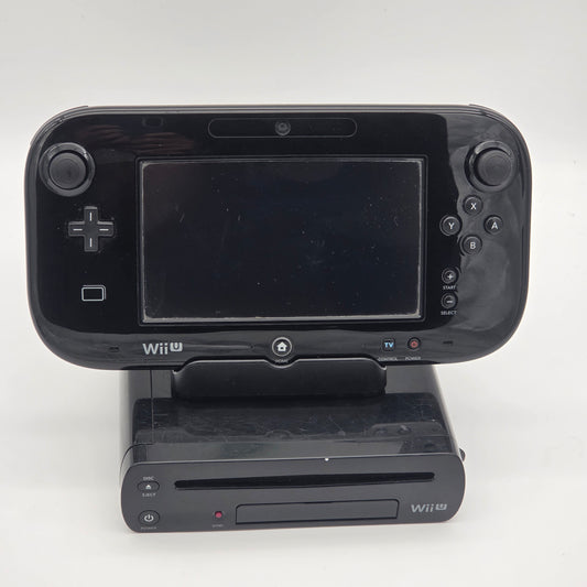 Nintendo Wii U Console Premium Black + Gamepad