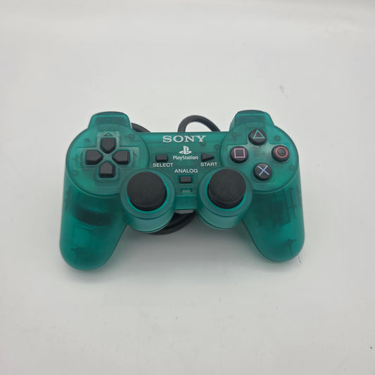Sony PlayStation 1 DualShock Controller – Transparent Grøn