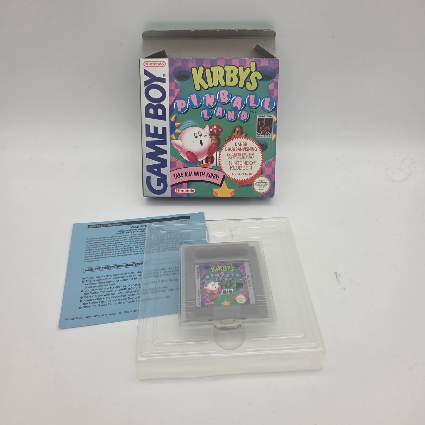 Kirby’s Pinball Land GBC (Boxed) - Mint eksempel