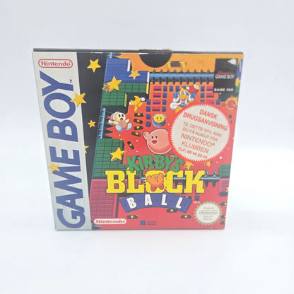 Kirby’s Block Ball GBC (Boxed) - Mint eksempel
