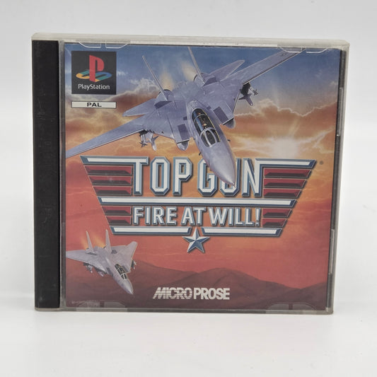 TOP Gun Fire at Will! PS1
