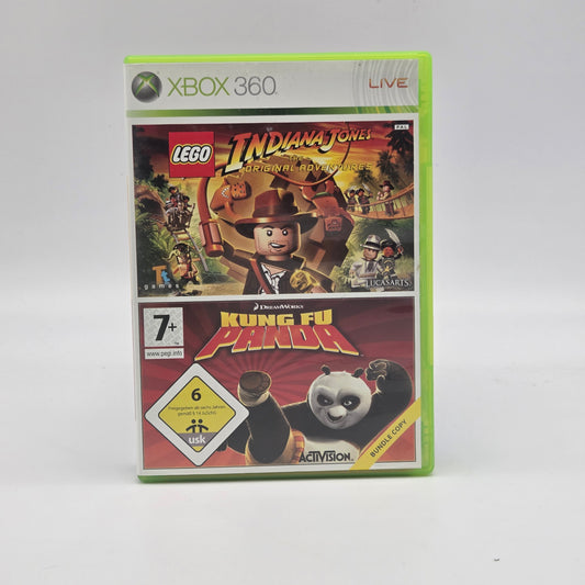 LEGO Indiana Jones The Original adventures Kung Fu Panda Bundle Copy Xbox 360