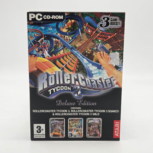 RollerCoaster Tycoon 3 Deluxe Edition PC - BIG BOX