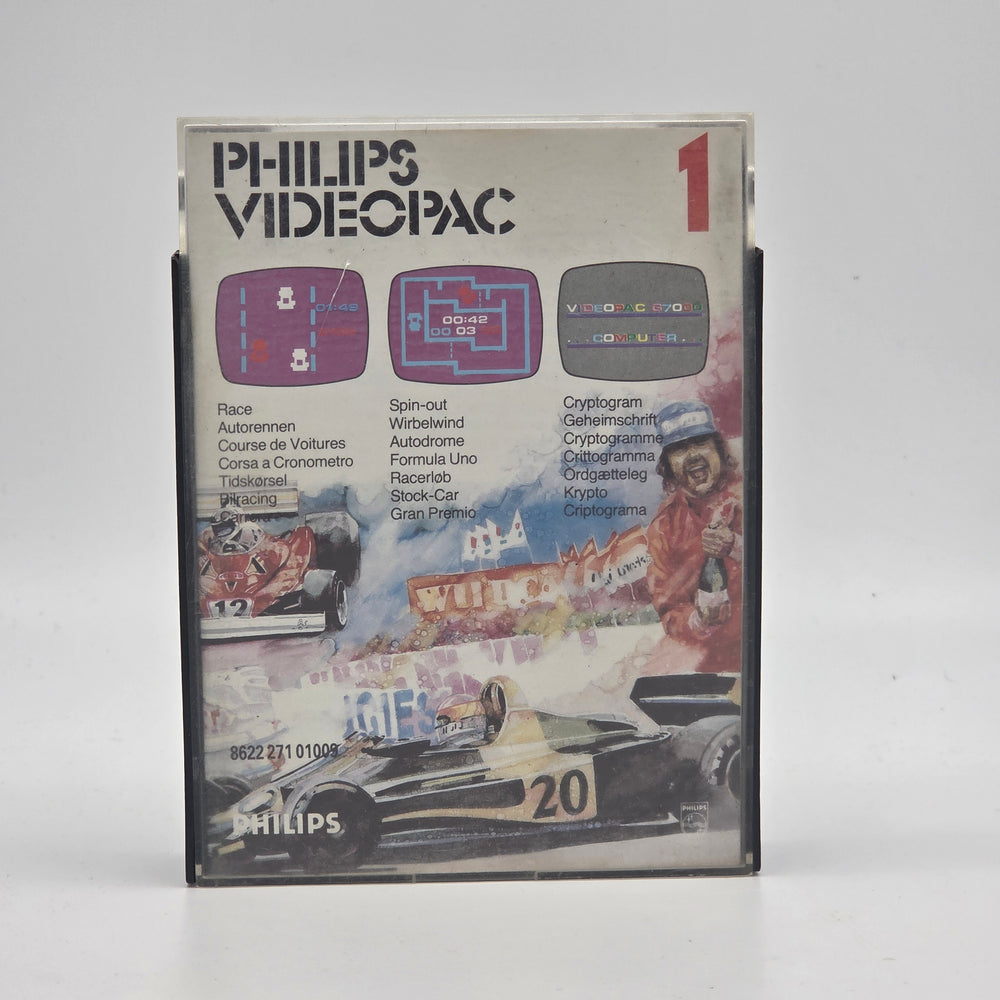 Race Spin out Cryptogram Philips Videopac 1