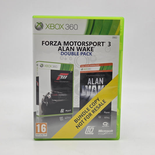 Forza Motorsport 3 / Alan Wake Double Pack Xbox 360