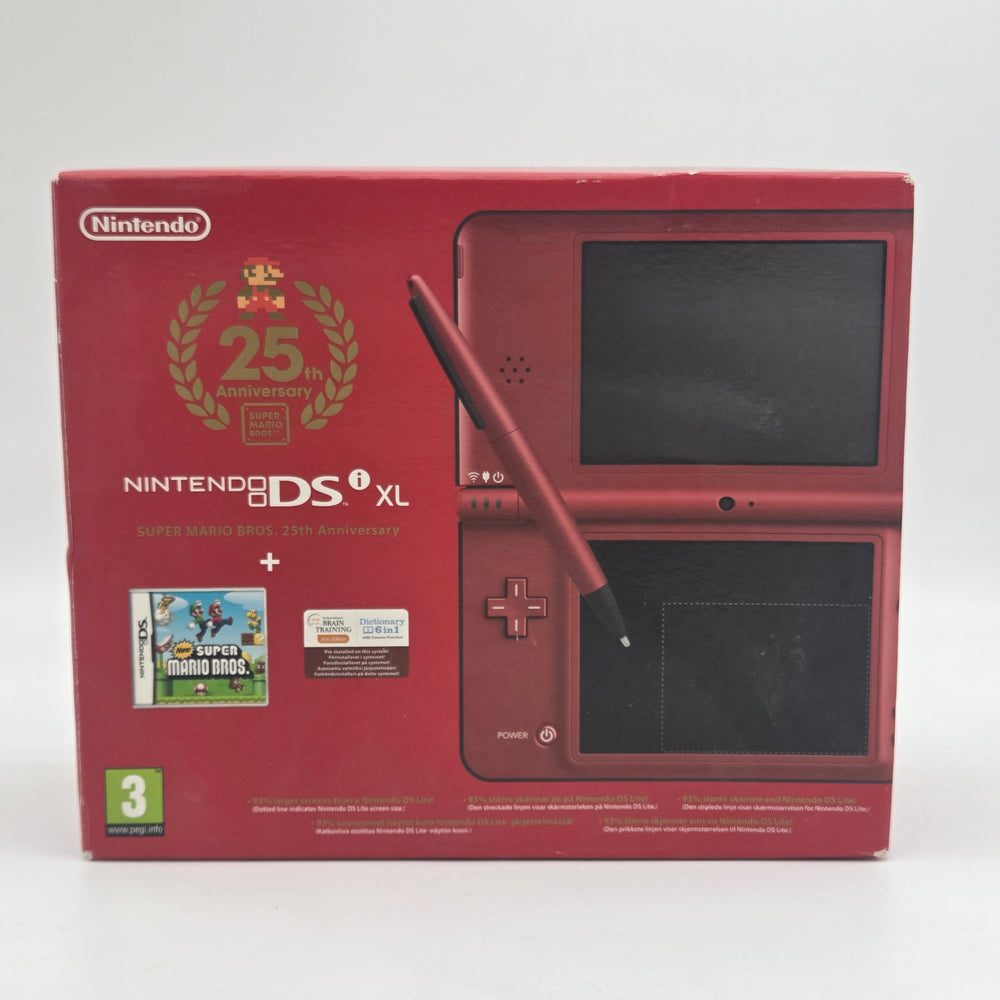 Nintendo DS XL Super Mario Bros 25th Anniversary Limited Edition (Komplet i boks)