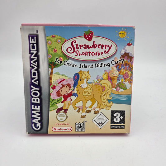 Strawberry Shortcake: Ice Cream Island Riding Camp (Game Boy Advance - Boxed)