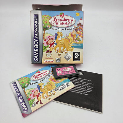 Strawberry Shortcake: Ice Cream Island Riding Camp (Game Boy Advance - Boxed)