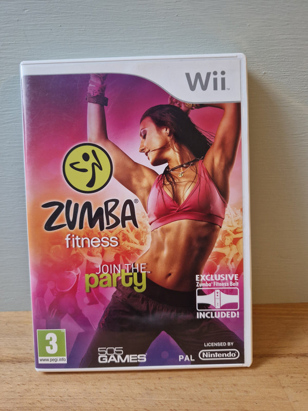 Zumba fitness inkl. bælte Wii