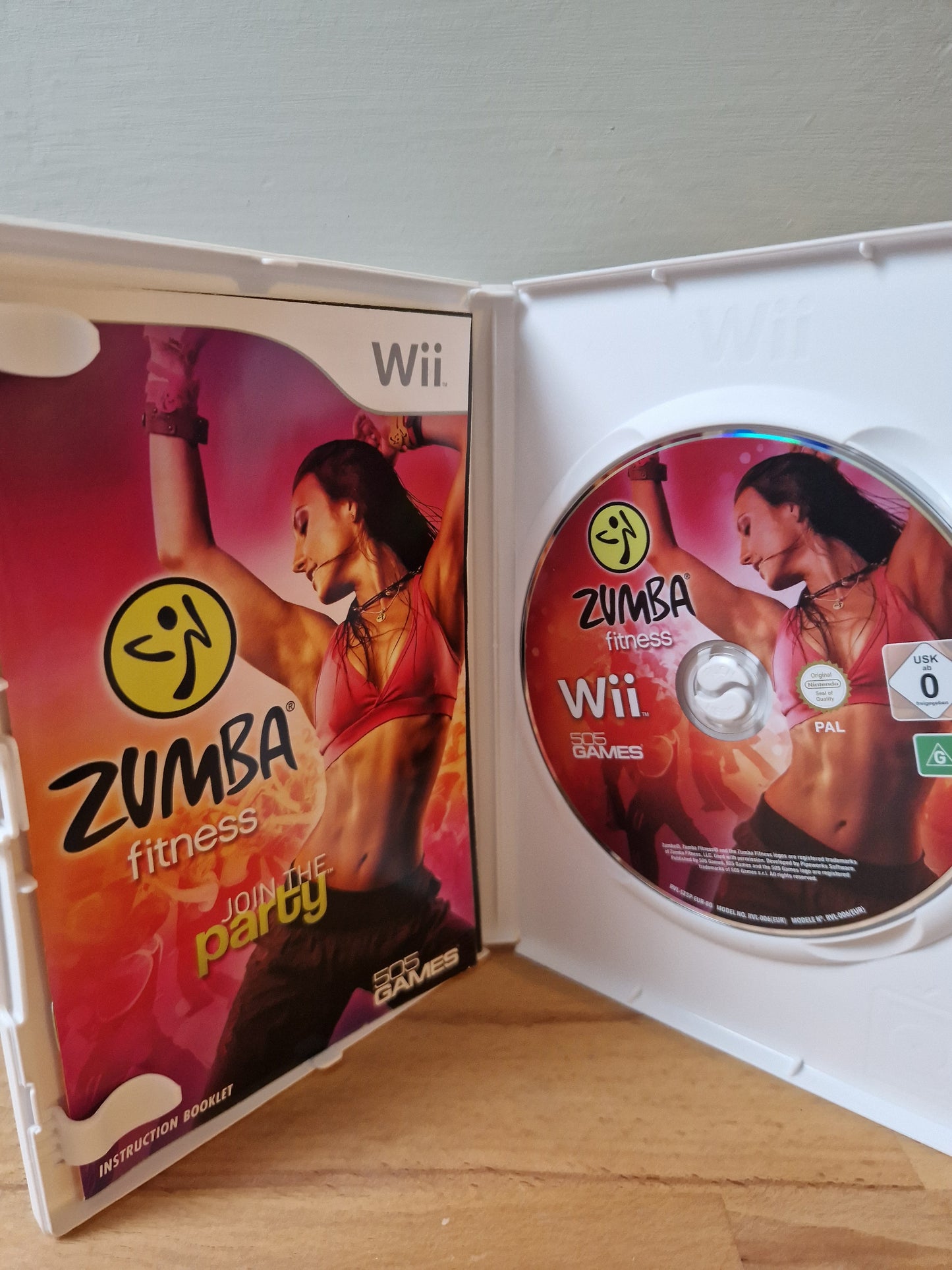 Zumba fitness inkl. bælte Wii
