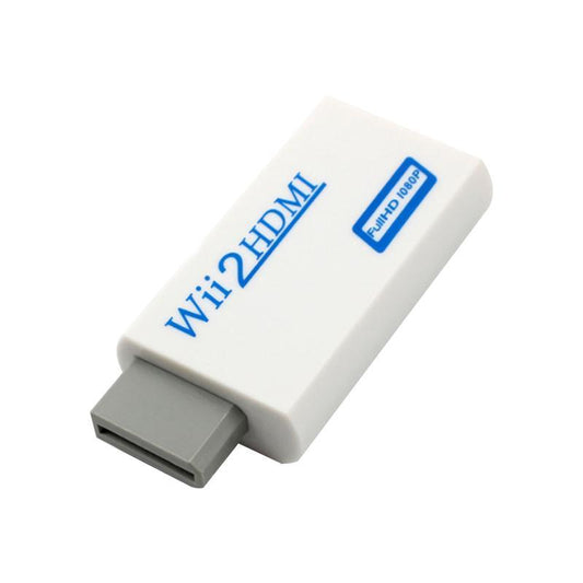 Nintendo Wii til HDMI-adapter - fuld HD 1080p Hvid