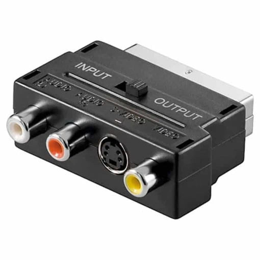 Scart adapter m. S-Video